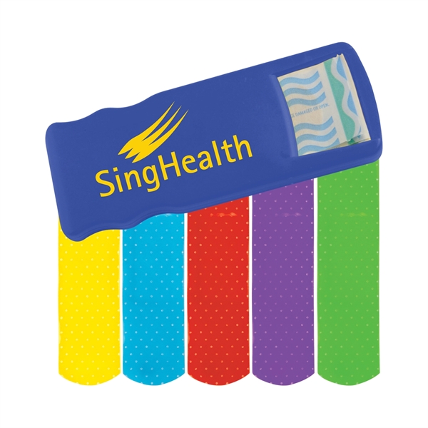 Blue color option for Bandage Dispenser With Colored Bandages