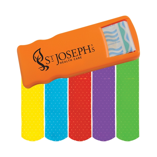 Orange color option for Bandage Dispenser With Colored Bandages