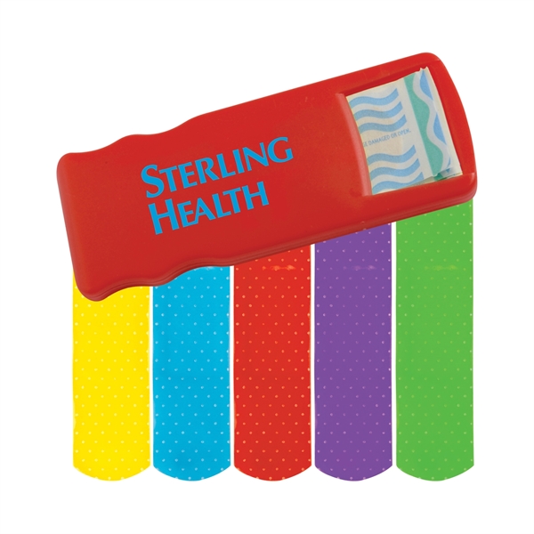 Red color option for Bandage Dispenser With Colored Bandages
