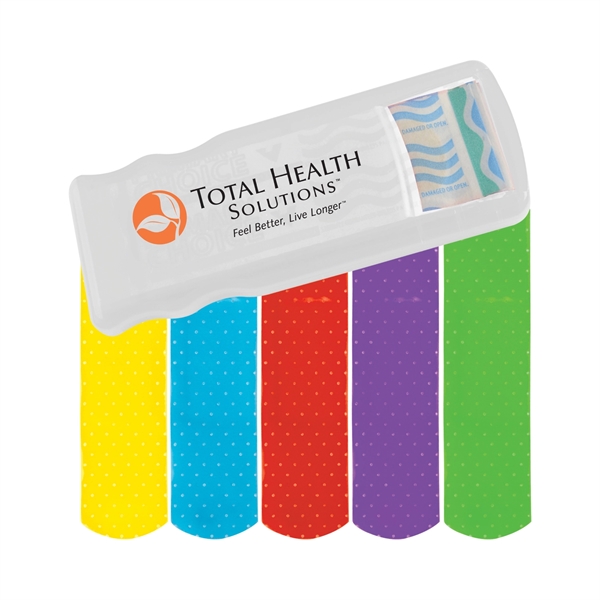 Translucent Frost color option for Bandage Dispenser With Colored Bandages
