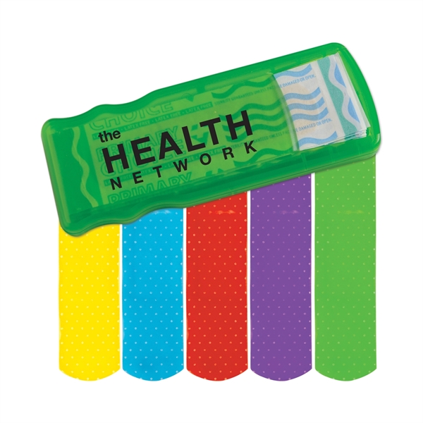 Translucent Lime color option for Bandage Dispenser With Colored Bandages