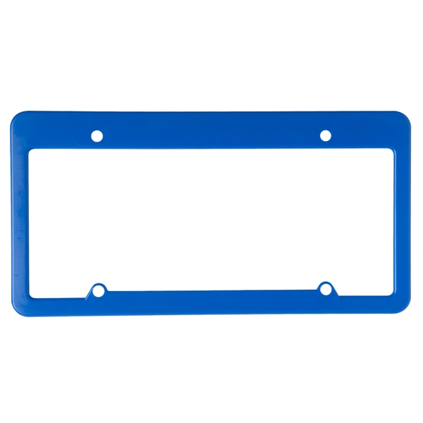 Blue color option for License Plate Frame (4 Holes   Straight Top)