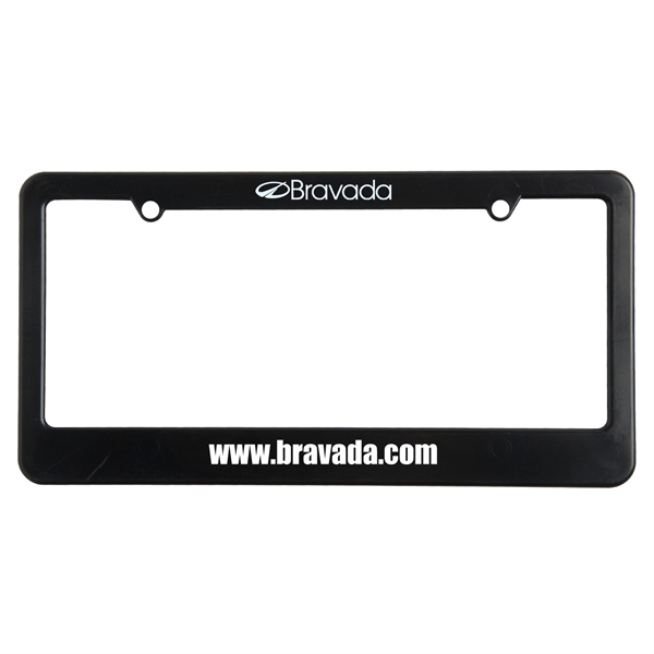 Black color option for License Plate Frame (2 Holes   Straight Bottom)