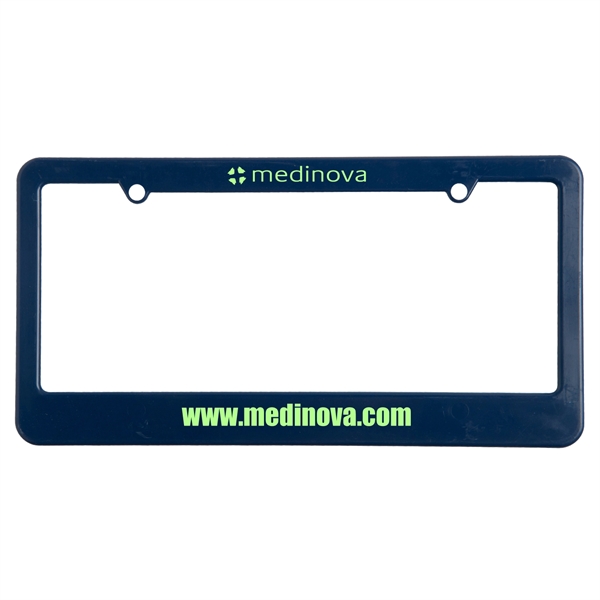 Dark Blue color option for License Plate Frame (2 Holes   Straight Bottom)