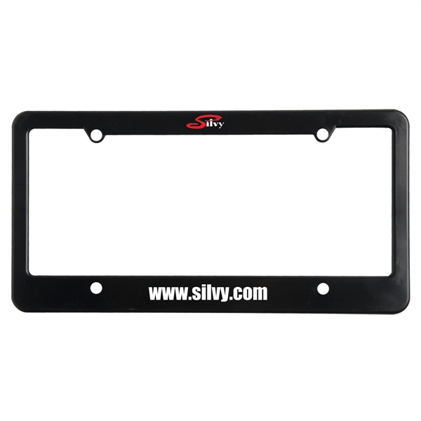 Black color option for License Plate Frame (4 Holes   Straight Bottom)