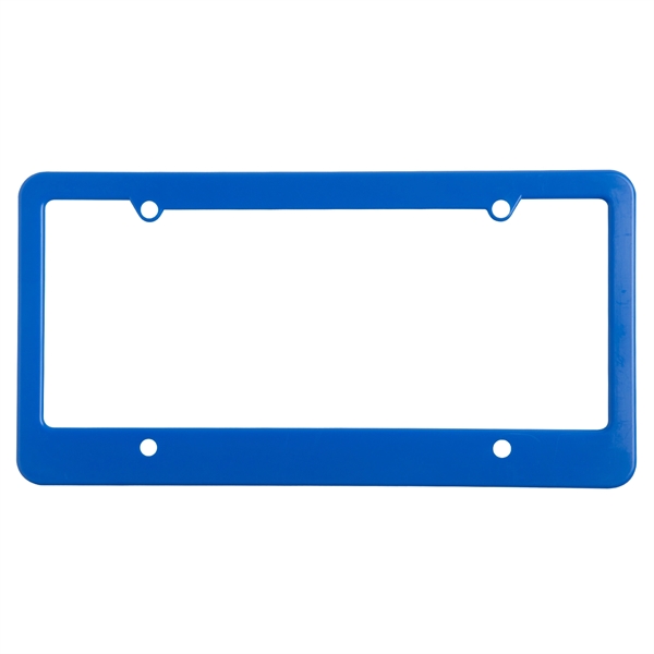 Blue color option for License Plate Frame (4 Holes   Straight Bottom)