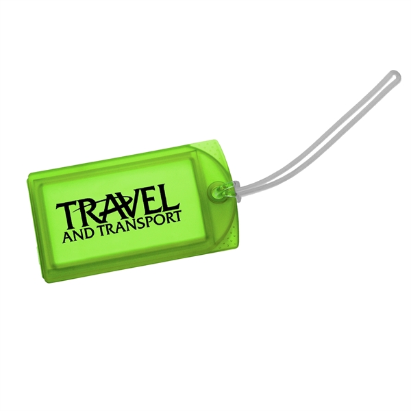Translucent Lime color option for Explorer Luggage Tag