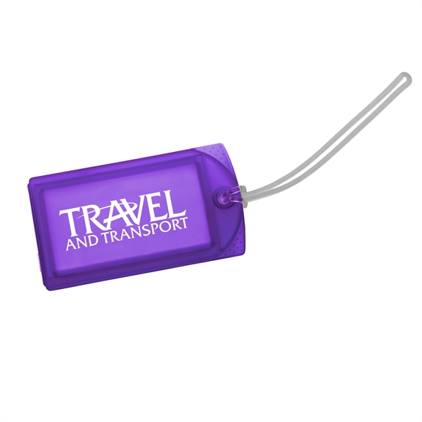 Translucent Purple color option for Explorer Luggage Tag