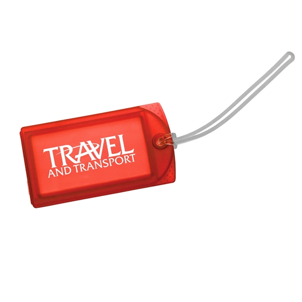Translucent Red color option for Explorer Luggage Tag