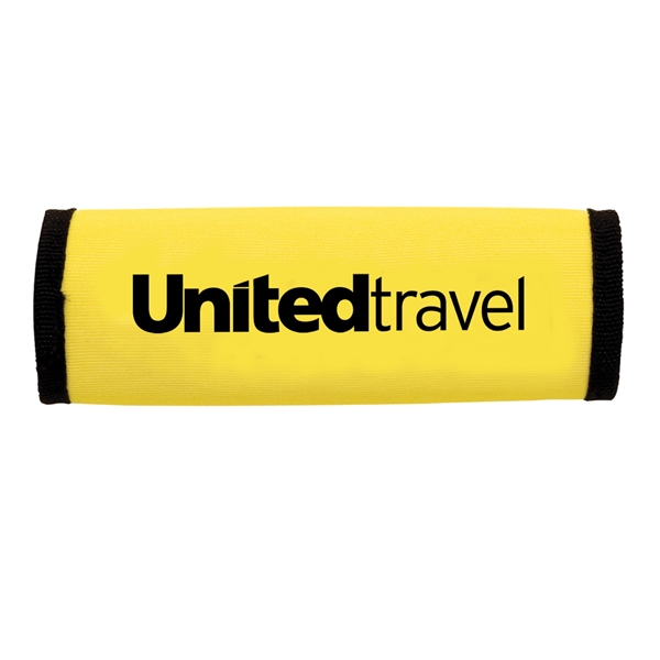 Neon Yellow color option for Grip It Luggage Handle Wrap Cover