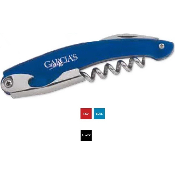 Translucent Blue color option for Tuscany Wine Opener