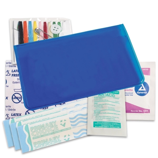 Translucent Blue color option for Sewing Traveler First Aid Kit