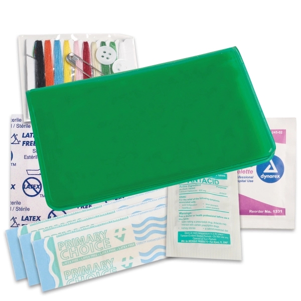 Translucent Green color option for Sewing Traveler First Aid Kit
