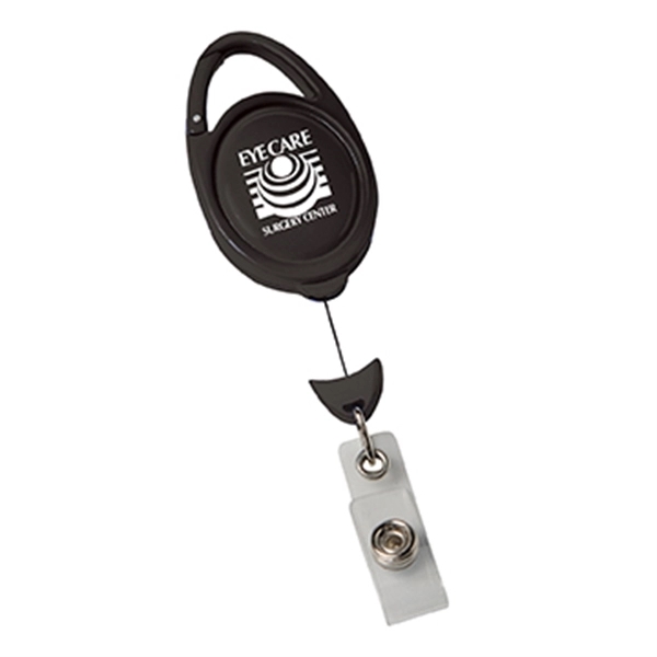Black color option for Clip On Retractable Badge Holder Reel