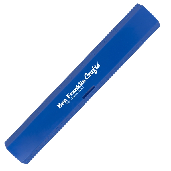 Blue color option for 12" Plastic Ruler