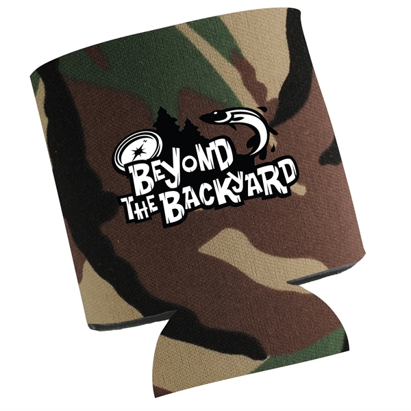 Camouflage color option for Collapsible Can Cooler