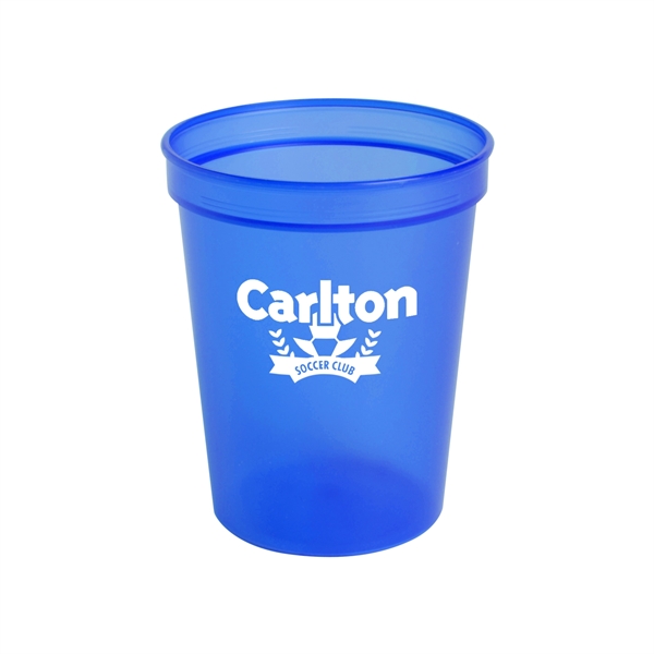 Translucent Blue color option for 16 Oz Stadium Cup