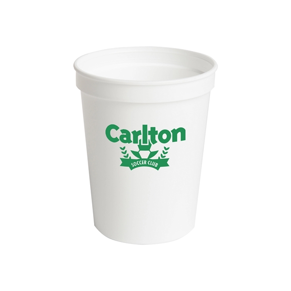 White color option for 16 Oz Stadium Cup