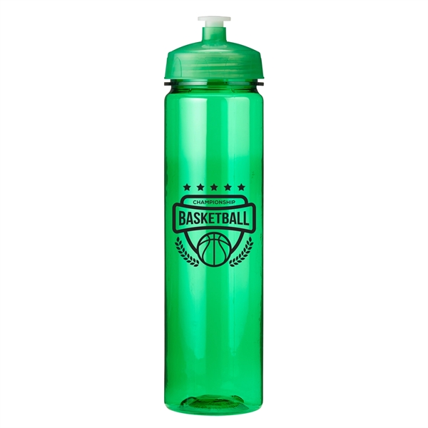 Translucent Green color option for 24 Oz Polysure Revive Wide Mouth Sport Water Bottle