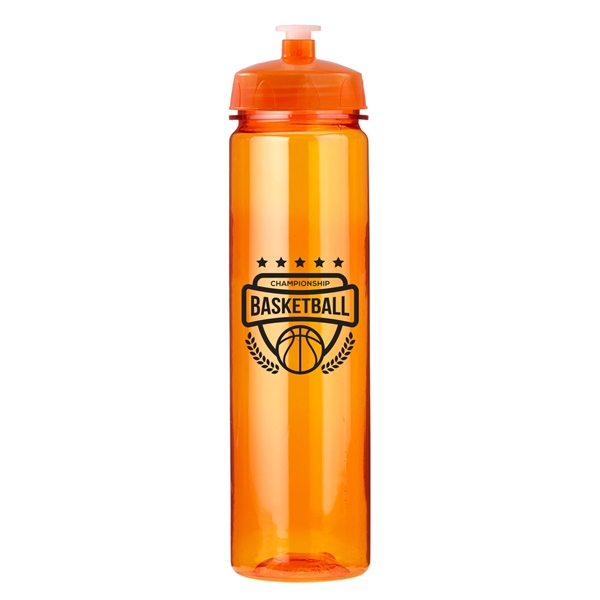 Translucent Orange color option for 24 Oz Polysure Revive Wide Mouth Sport Water Bottle