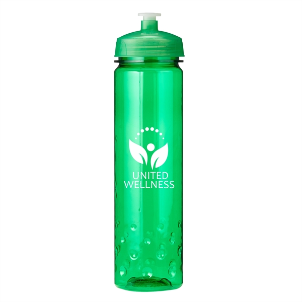 Translucent Green color option for 24 Oz Plastic Sports Water Bottle