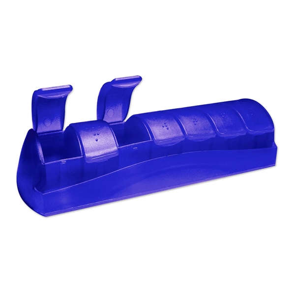 Translucent Blue color option for Jumbo 7 Day Med Minder Pill Case