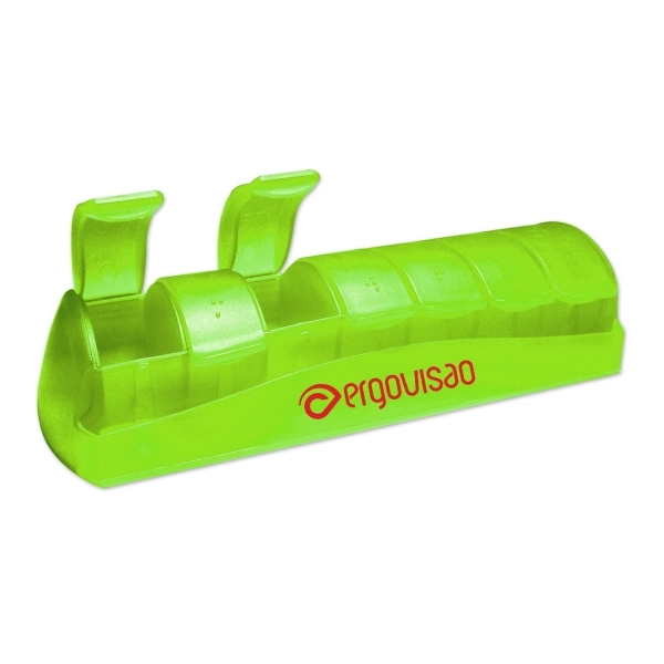 Translucent Lime color option for Jumbo 7 Day Med Minder Pill Case
