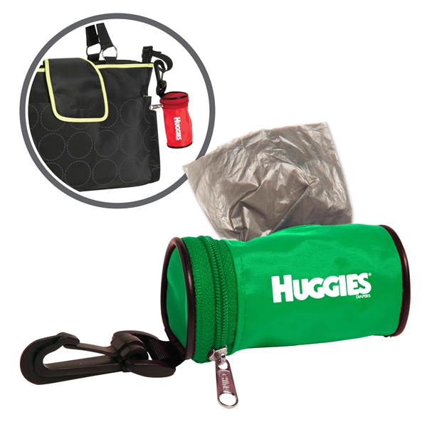 Green color option for Dirty Diaper Bag Dispenser