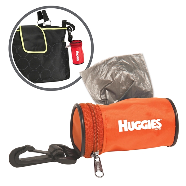 Orange color option for Dirty Diaper Bag Dispenser