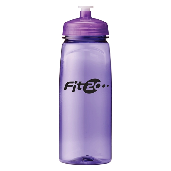 Translucent Purple color option for 24 Oz Polysure Grip'n Sip Sports Squeeze Bottle