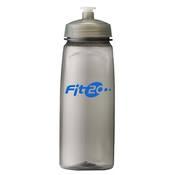 Translucent Smoke color option for 24 Oz Polysure Grip'n Sip Sports Squeeze Bottle