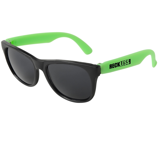 Neon Green color option for Youth Neon Sunglasses