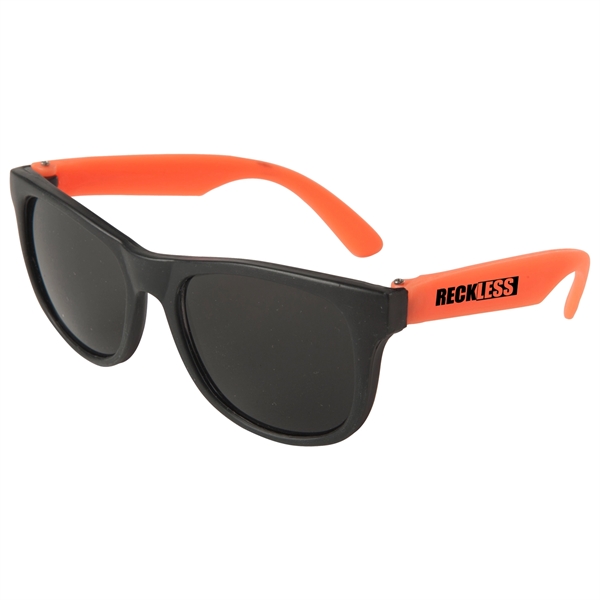 Neon Orange color option for Youth Neon Sunglasses