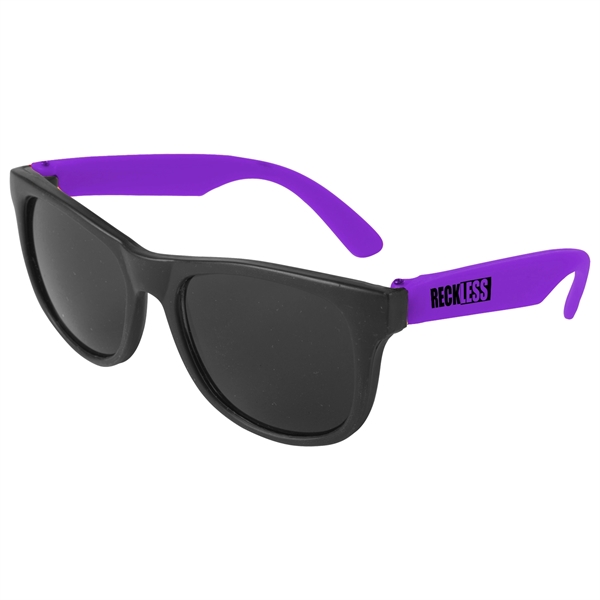 Purple color option for Youth Neon Sunglasses
