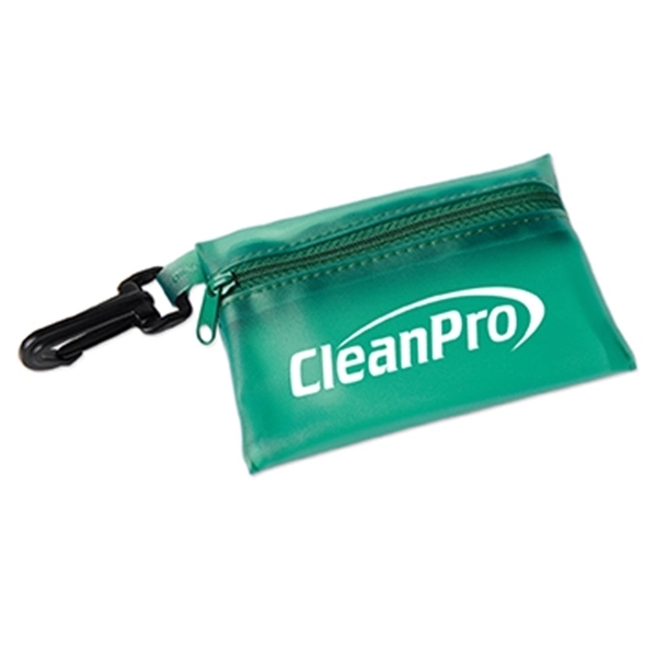 Translucent Green color option for Zippered First Aid Kit