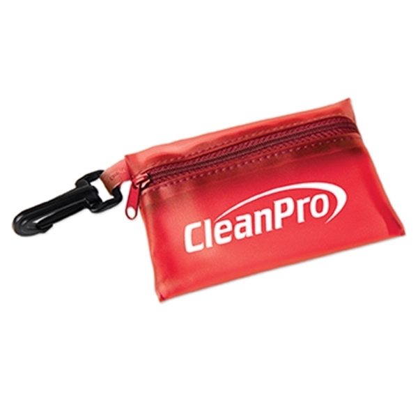 Translucent Red color option for Zippered First Aid Kit