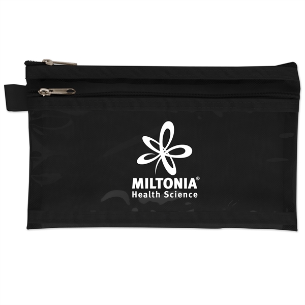 Black color option for Twin Pocket Pencil Pouch