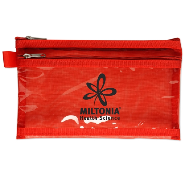 Red color option for Twin Pocket Pencil Pouch