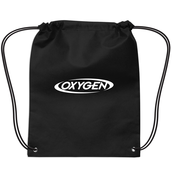 Black color option for Small Non Woven Drawstring Backpack