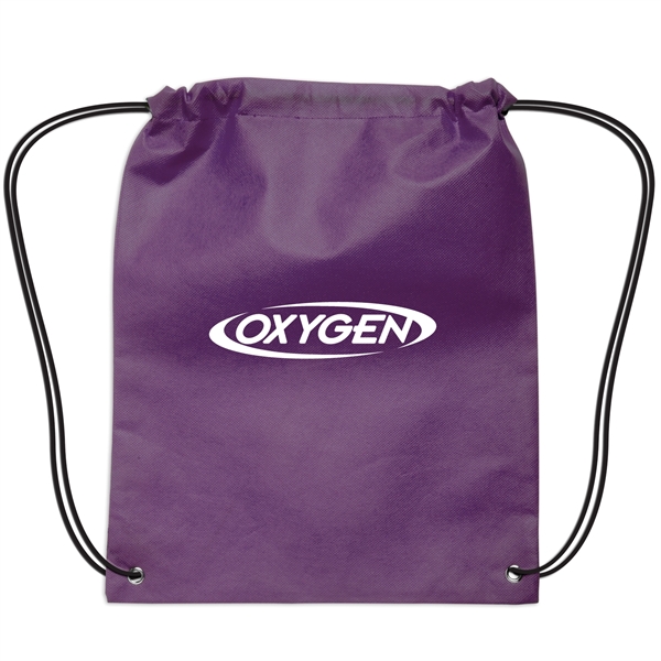 Purple color option for Small Non Woven Drawstring Backpack