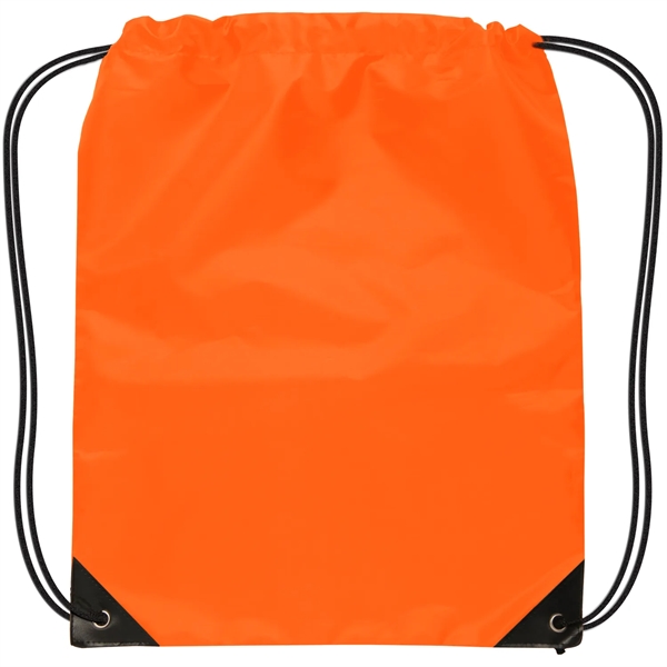Neon Orange color option for Small Drawstring Cinch Backpack