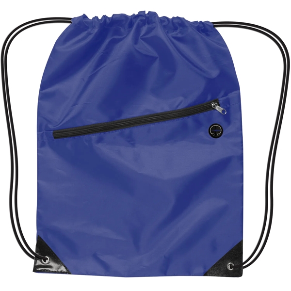 Royal Blue color option for Drawstring Sports Backpack With Zipper