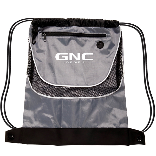 Gray color option for Tournament Drawstring Sport Backpack