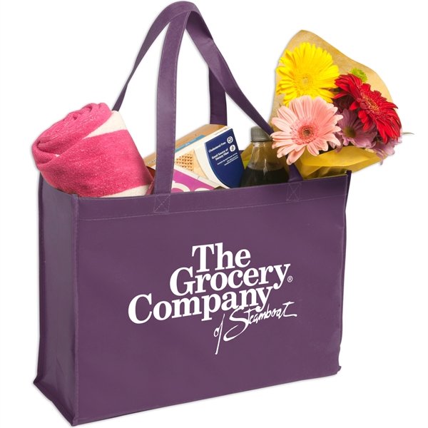 Purple color option for Non Woven Shopping Tote