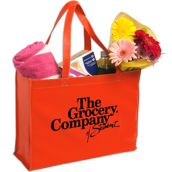 Red color option for Non Woven Shopping Tote