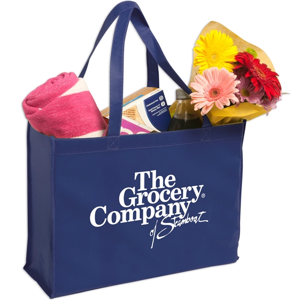 Royal Blue color option for Non Woven Shopping Tote