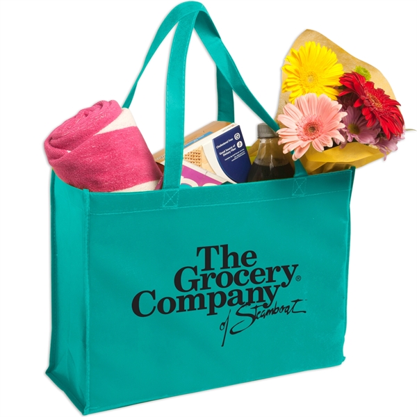 Teal color option for Non Woven Shopping Tote