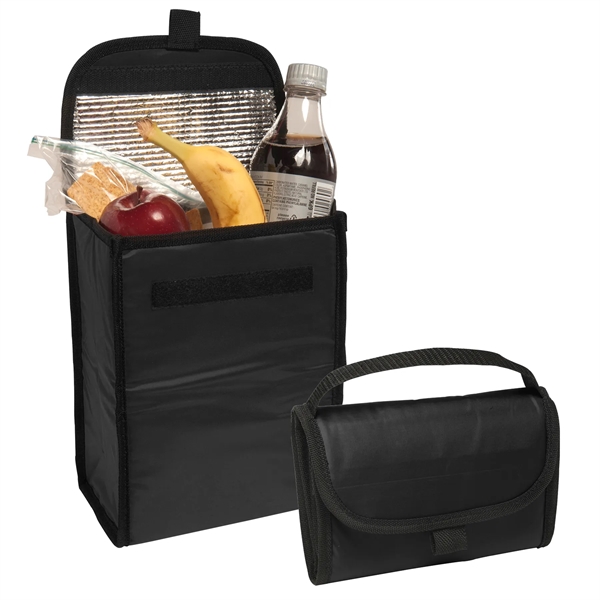 Black color option for Nylon Foldable Insulated Lunch Bag