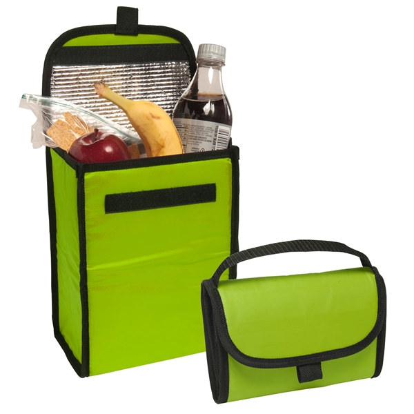 Lime color option for Nylon Foldable Insulated Lunch Bag