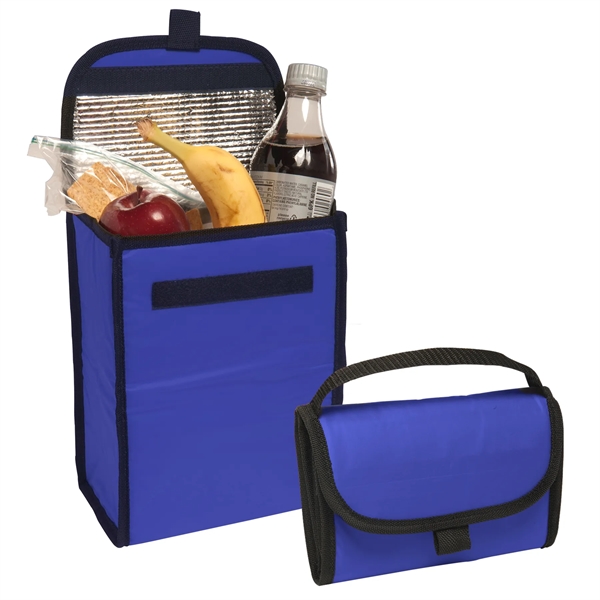 Royal Blue color option for Nylon Foldable Insulated Lunch Bag